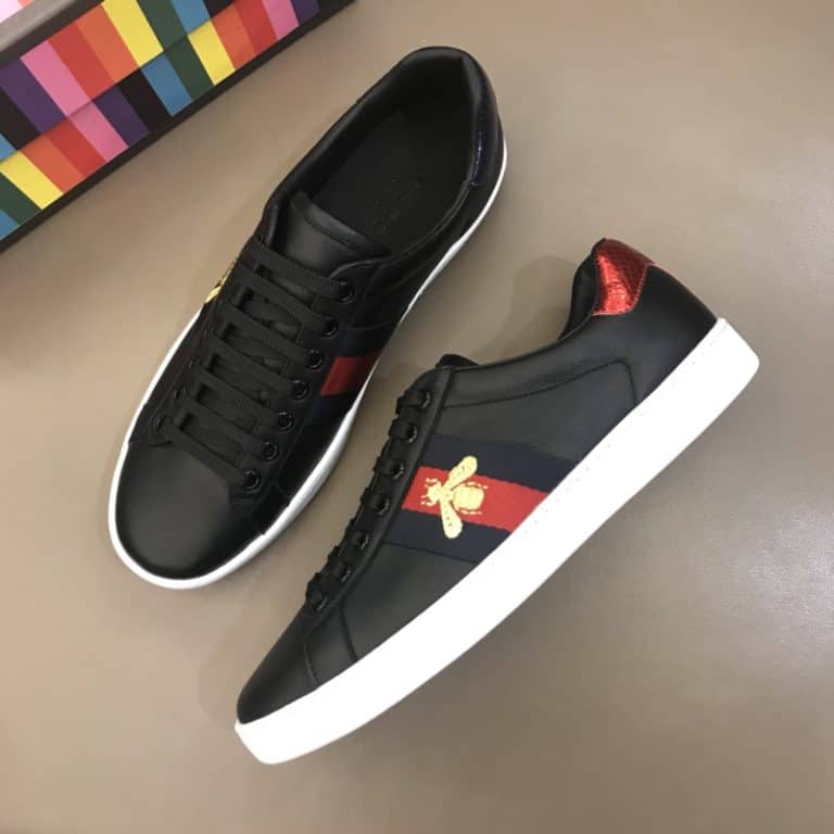 GUCCI ACE EMBROIDERED BEE SNEAKER GC37 RepGod