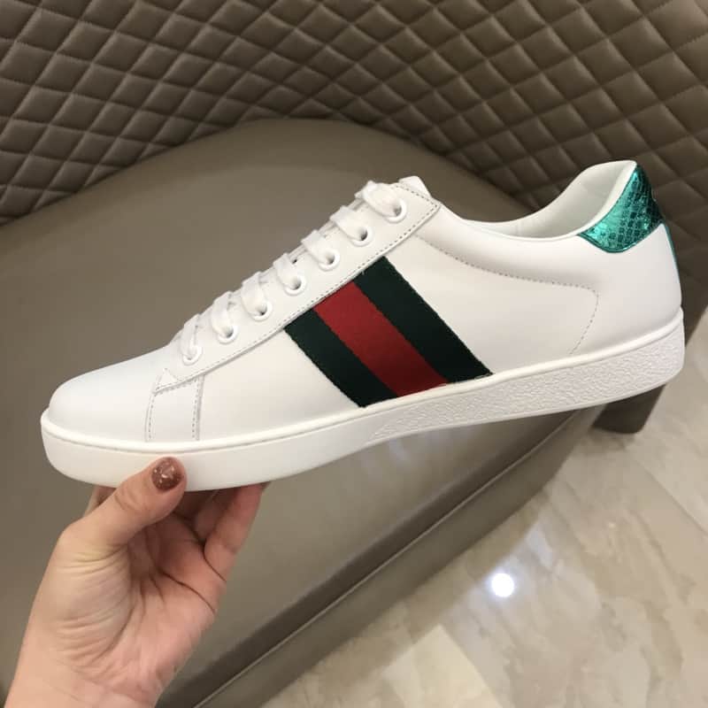 GUCCI TIGER ACE EMBROIDERED SNEAKER WHITE - GC27 - RepGod