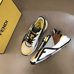 FENDI CHUNKY LACE-UP TRAINERS - FD22