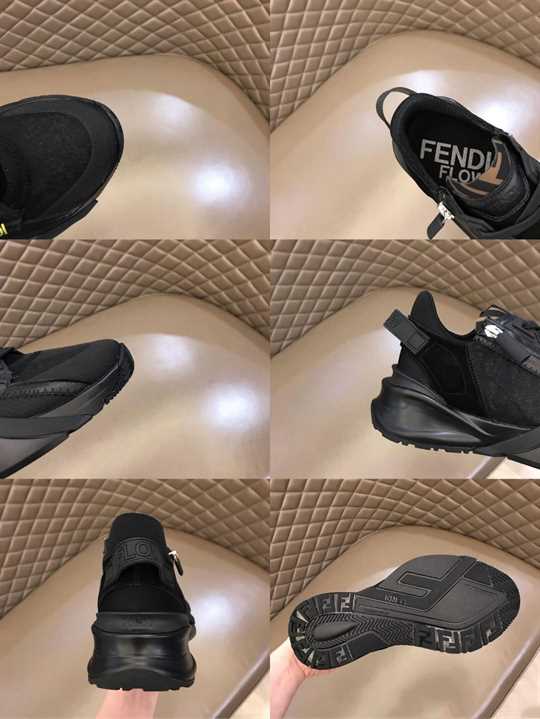 FENDI CHUNKY LACE-UP TRAINERS - FD24