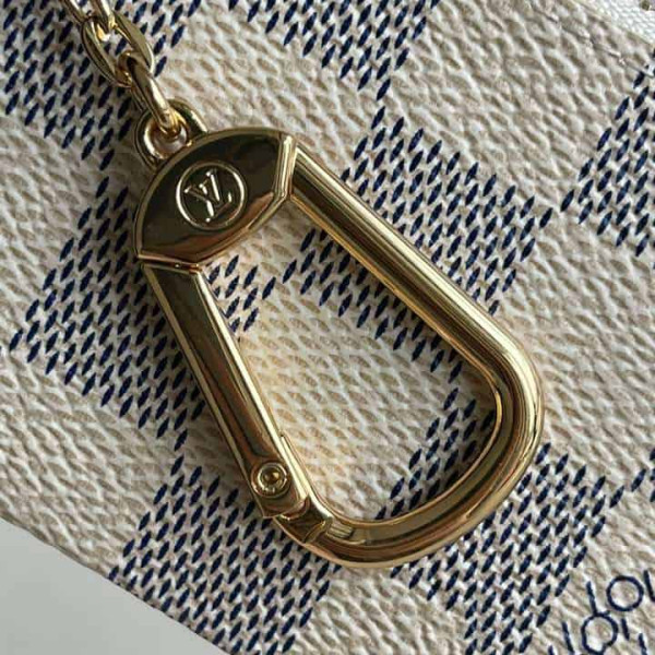 N62659 Louis Vuitton Key Pouch Damier Azur Coated Canvas - RRG052