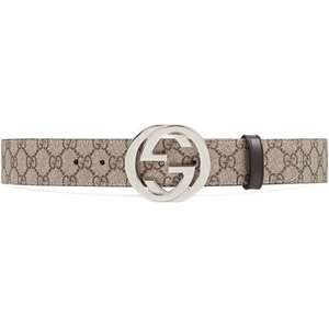 GUCCI GG SUPREME BELT WITH G BUCKLE - B45