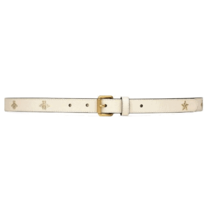GUCCI BELT WITH BEES AND STARS PRINT - B34