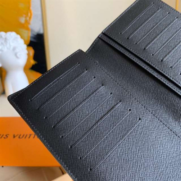 Louis Vuitton Brazza Wallet Damier Graphite Canvas N40415 - RRG041