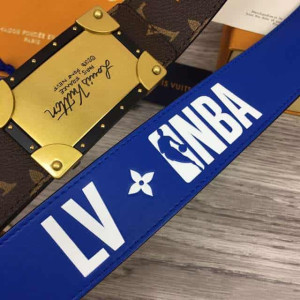 LOUIS VUITTON X NBA 3 STEPS 40MM REVERSIBLE MONOGRAM CANVAS BELT - B101