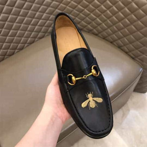 GUCCI LEATHER LOAFER WITH BEE - LDG009