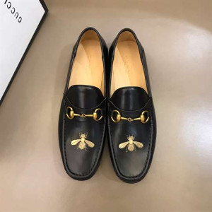 GUCCI LEATHER LOAFER WITH BEE - LDG009