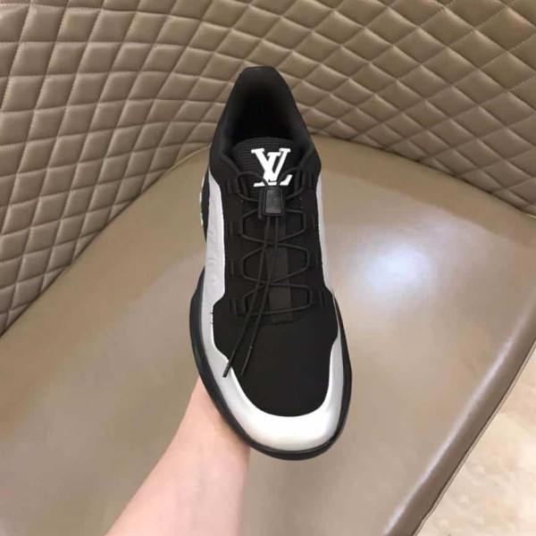 Louis Vuitton Millenium Sneakers In Sliver - Lsvt279