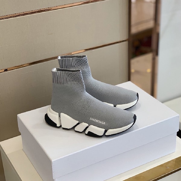 balenciaga speed sock grey