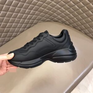 Gucci Rhyton Low Top Sneakers In Black – GC125