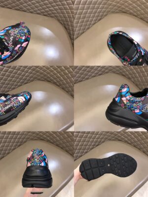 Gucci x The North Face Rhyton Low Top Sneakers In Black – GC126