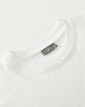 DIOR T-SHIRT WITH BEE EMBROIDERY - DO15