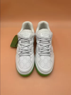 GUCCI BASKET SNEAKERS IN GREEN AND WHITE – GC181