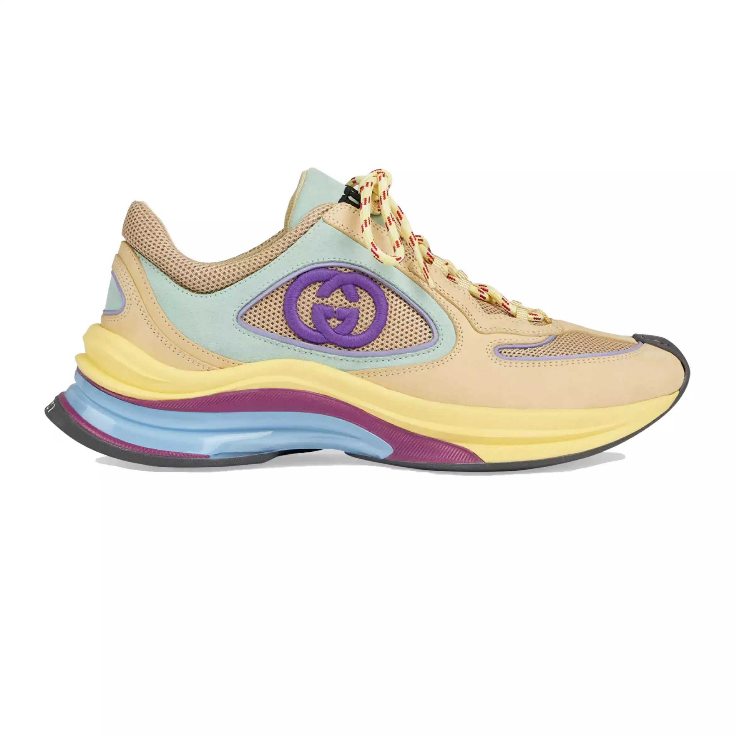 GUCCI RUN SNEAKERS IN YELLOW