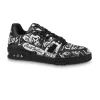 LOUIS VUITTON LV TRAINER COMIC SNEAKERS IN BLACK AND WHITE – LSVT393
