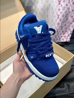 LOUIS VUITTON LV TRAINER MAXI SNEAKERS IN BLUE – LSVT331