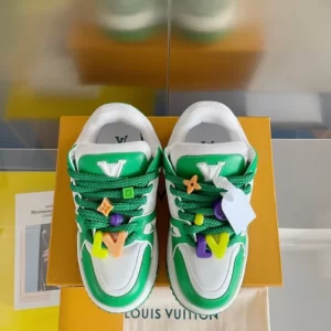 LOUIS VUITTON LV TRAINER MAXI SNEAKERS IN GREEN – LSVT333
