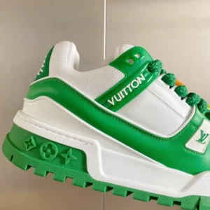 LOUIS VUITTON LV TRAINER MAXI SNEAKERS IN GREEN – LSVT333