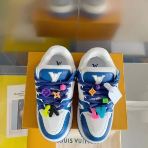 LOUIS VUITTON LV TRAINER MAXI SNEAKERS IN BLUE– LSVT336