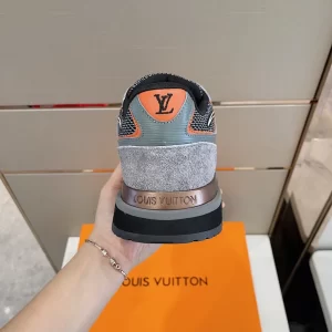 LOUIS VUITTON RUN AWAY SNEAKERS IN GREY AND BLACK – LSVT359
