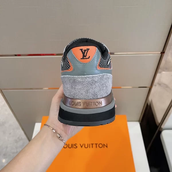LOUIS VUITTON RUN AWAY SNEAKERS IN GREY AND BLACK – LSVT359