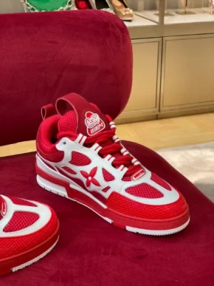 LOUIS VUITTON SKATE SNEAKERS IN RED – LSVT390