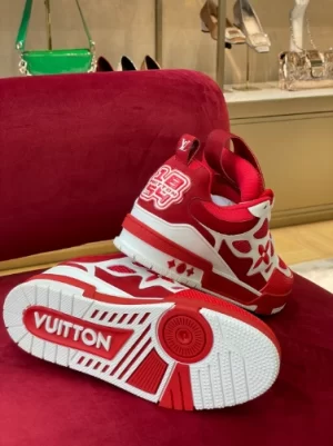 LOUIS VUITTON SKATE SNEAKERS IN RED – LSVT390