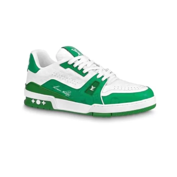 LOUIS VUITTON TRAINE SNEAKERS IN GREEN – LSVT380