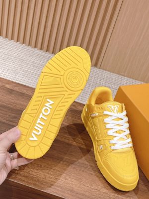 LOUIS VUITTON TRAINER SNEAKERS IN YELLOW – LSVT338