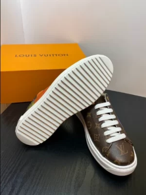 LOUIS VUITTON X YAYOI KUSAMA TIME OUT SNEAKERS IN BROWN – LSVT351