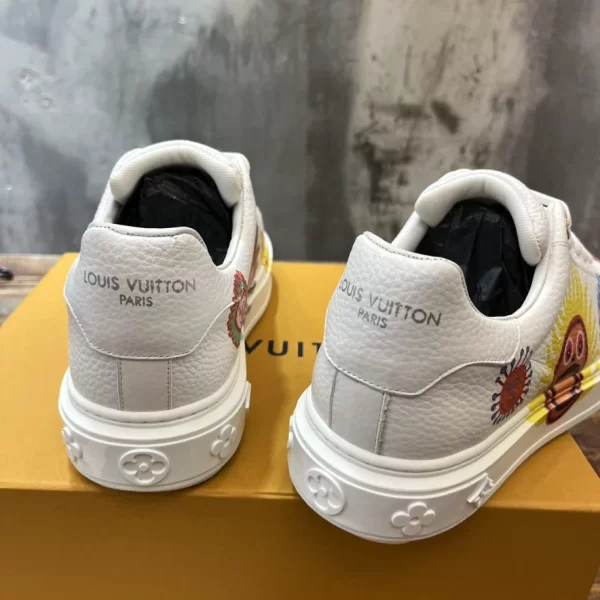 LOUIS VUITTON X YAYOI KUSAMA TIME OUT SNEAKERS IN WHITE – LSVT350