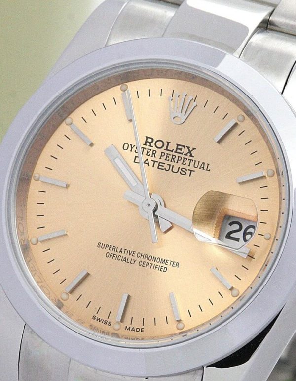 ROLEX DATEJUST 16013 36MM CHAMPAGNE DIAL