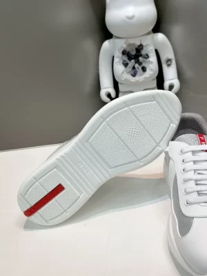 PRADA AMERICA'S CUP SOFT RUBBER AND BIKE FABRIC SNEAKERS - PRD004