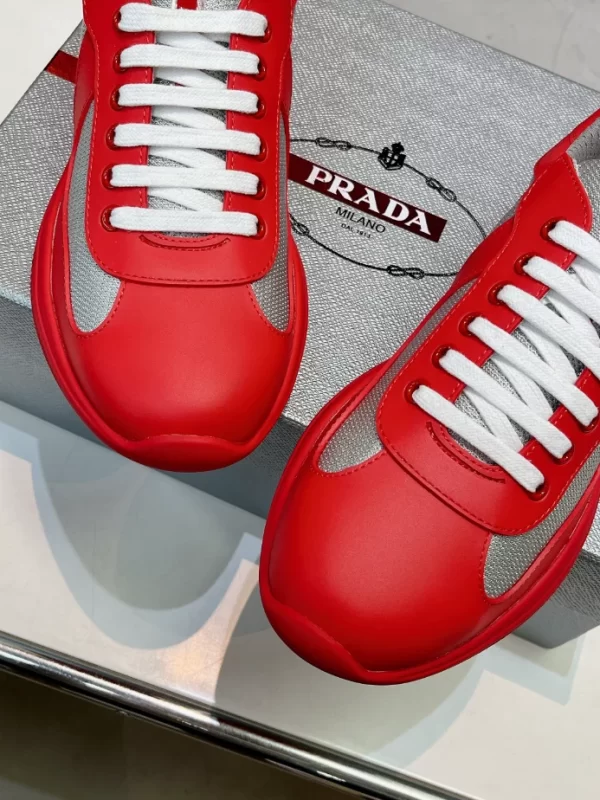 PRADA AMERICA'S CUP SOFT RUBBER AND BIKE FABRIC SNEAKERS - PRD005