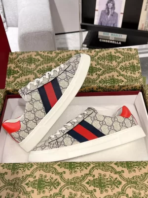 MEN'S GUCCI ACE SNEAKER WITH WEB - GC248