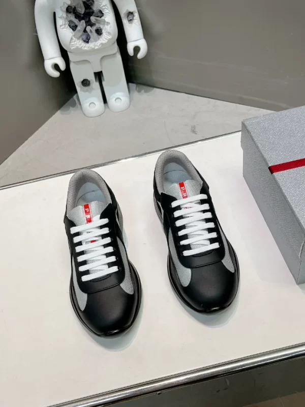 PRADA AMERICA'S CUP SOFT RUBBER AND BIKE FABRIC SNEAKERS - PRD006