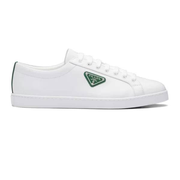 PRADA BRUSHED LEATHER SNEAKERS - PRD042