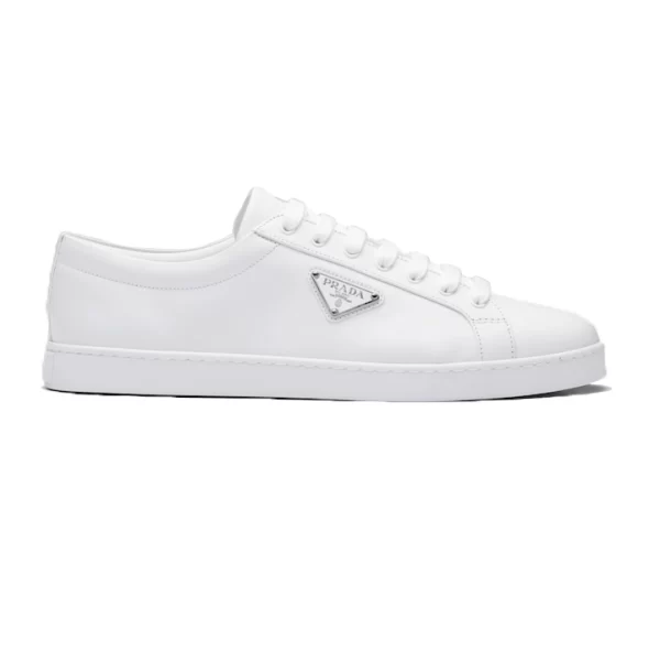 PRADA BRUSHED LEATHER SNEAKERS - PRD045