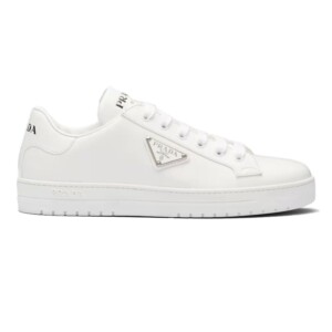 PRADA DOWNTOWN BRUSHED LEATHER SNEAKERS - PRD035