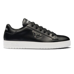 PRADA DOWNTOWN BRUSHED LEATHER SNEAKERS - PRD036