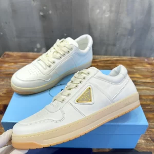 PRADA DOWNTOWN NAPPA LEATHER SNEAKERS - PRD030