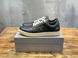 PRADA DOWNTOWN NAPPA LEATHER SNEAKERS - PRD031