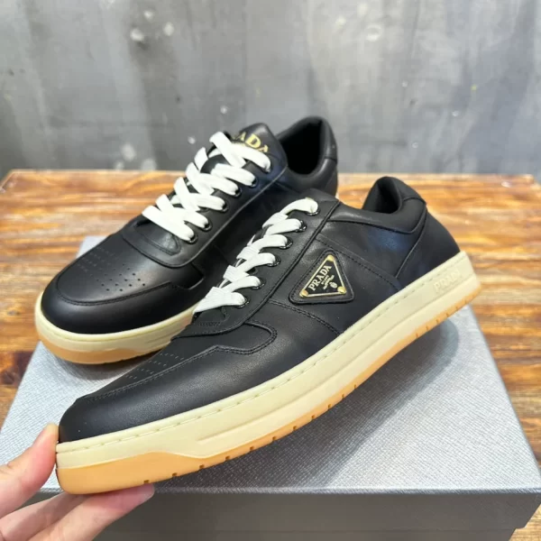 PRADA DOWNTOWN NAPPA LEATHER SNEAKERS - PRD031