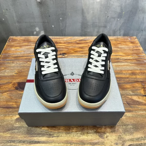 PRADA DOWNTOWN NAPPA LEATHER SNEAKERS - PRD031