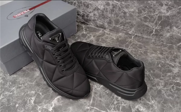 PRADA QUILTED NYLON SNEAKERS - PRD041