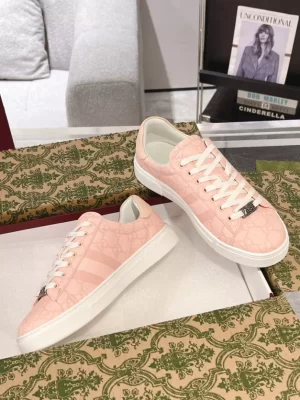 WOMEN'S GUCCI ACE SNEAKER WITH WEB - GC246