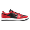 PRADA DOWNTOWN LEATHER SNEAKERS RED - PRD093