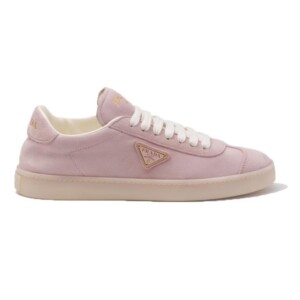 PRADA SUEDE SNEAKERS ALABASTER PINK - PRD081