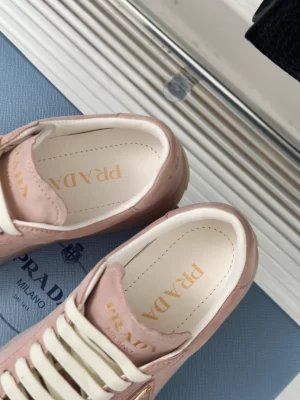 PRADA SUEDE SNEAKERS ALABASTER PINK - PRD081