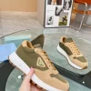 PRAX 01 DELAVÉ SUEDE AND RE-NYLON SNEAKERS - PRD046